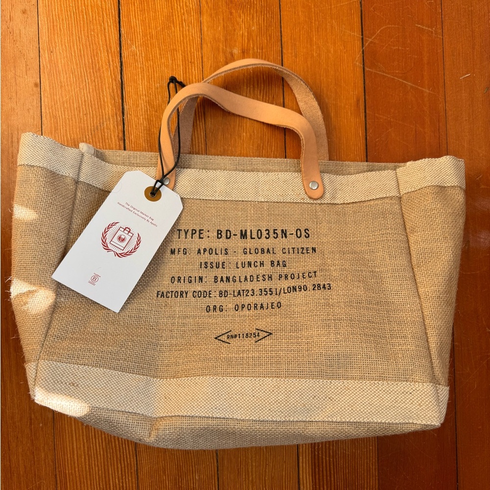 NWT APOLIS Global Citizen small tote